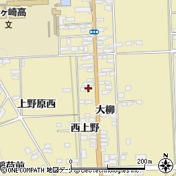 宮城県栗原市栗駒中野西上野8周辺の地図