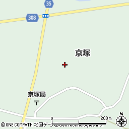 山形県最上郡鮭川村京塚1236周辺の地図
