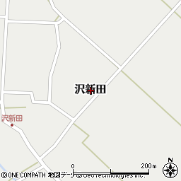 山形県東田川郡庄内町沢新田周辺の地図