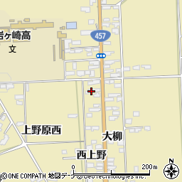 宮城県栗原市栗駒中野西上野4周辺の地図