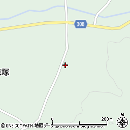 山形県最上郡鮭川村京塚973周辺の地図
