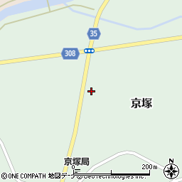 山形県最上郡鮭川村京塚1211周辺の地図
