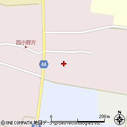山形県東田川郡庄内町西小野方村東16-2周辺の地図