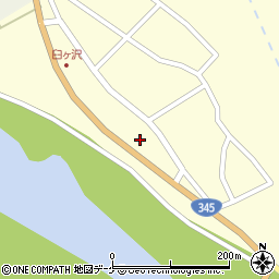 山形県酒田市臼ケ沢朝割周辺の地図
