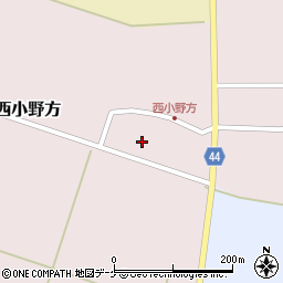 山形県庄内町（東田川郡）西小野方周辺の地図