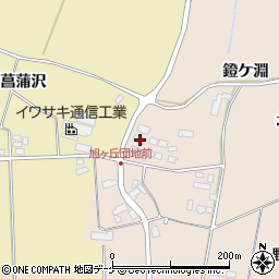 宮城県栗原市栗駒猿飛来北上野10-12周辺の地図