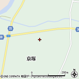 山形県最上郡鮭川村京塚1227周辺の地図