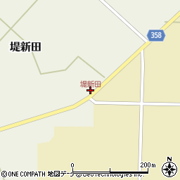 堤新田周辺の地図