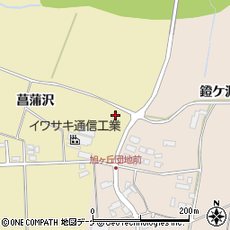 宮城県栗原市栗駒中野菖蒲沢170-34周辺の地図