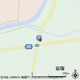 株式会社マルヨシ燃料　鮭川給油所セルフＳＳ周辺の地図