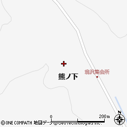 宮城県栗原市金成熊ノ下74周辺の地図