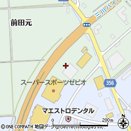 ジーユー三川店駐車場周辺の地図