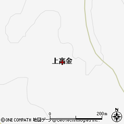 岩手県一関市藤沢町大籠上高金周辺の地図