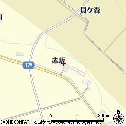 宮城県栗原市栗駒稲屋敷赤坂9周辺の地図