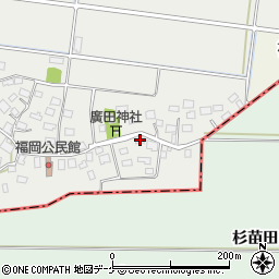 山形県酒田市広野福岡19周辺の地図