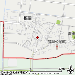 山形県酒田市広野福岡60周辺の地図