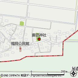 廣田神社周辺の地図