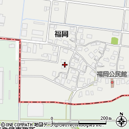 山形県酒田市広野福岡86周辺の地図