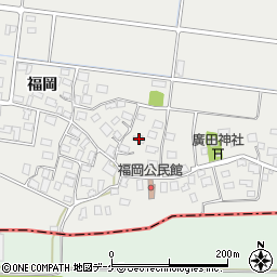 山形県酒田市広野福岡200周辺の地図