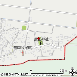 山形県酒田市広野福岡229周辺の地図