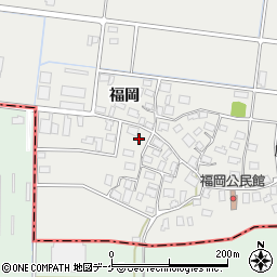 山形県酒田市広野福岡88周辺の地図