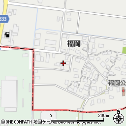 山形県酒田市広野福岡155周辺の地図