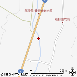 宮城県栗原市金成稲荷前78周辺の地図