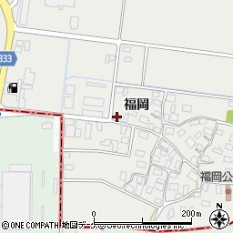 山形県酒田市広野福岡159周辺の地図
