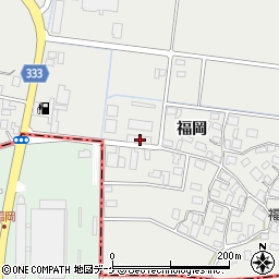 山形県酒田市広野福岡457周辺の地図