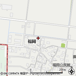 山形県酒田市広野福岡172周辺の地図
