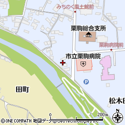 宮城県栗原市栗駒岩ケ崎松木田1周辺の地図