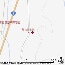 宮城県栗原市金成平治屋敷周辺の地図