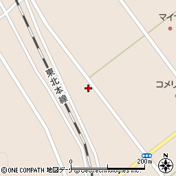 岩手県一関市花泉町涌津道下39周辺の地図