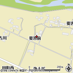宮城県栗原市栗駒中野要害前35周辺の地図