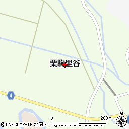 宮城県栗原市栗駒里谷周辺の地図