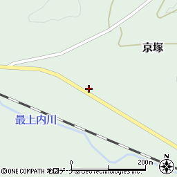 山形県最上郡鮭川村京塚198周辺の地図