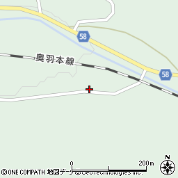 山形県最上郡鮭川村京塚245周辺の地図