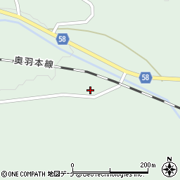 山形県最上郡鮭川村京塚228周辺の地図