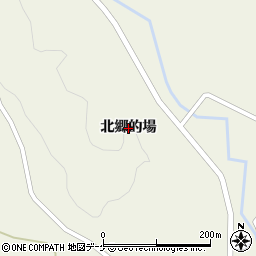 宮城県栗原市鶯沢（北郷的場）周辺の地図