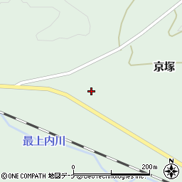山形県最上郡鮭川村京塚199周辺の地図