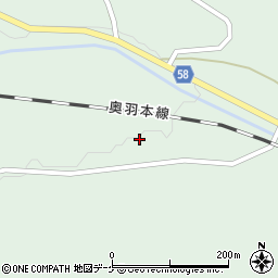 山形県最上郡鮭川村京塚275周辺の地図
