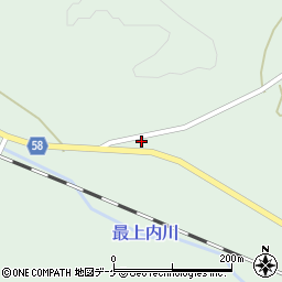 山形県最上郡鮭川村京塚193周辺の地図