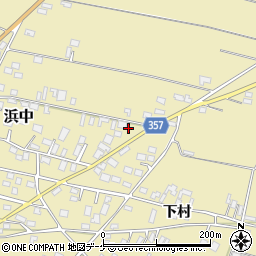 山形県酒田市浜中村北分散周辺の地図