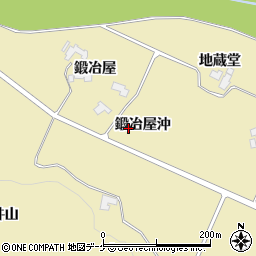 宮城県栗原市栗駒中野周辺の地図