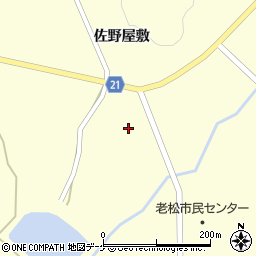 岩手県一関市花泉町老松周辺の地図