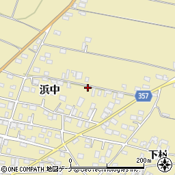 山形県酒田市浜中丁11周辺の地図