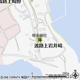 宮城県気仙沼市波路上岩井崎32-1周辺の地図