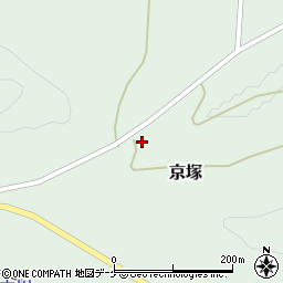 山形県最上郡鮭川村京塚3509周辺の地図