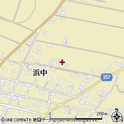 山形県酒田市浜中丁20-14周辺の地図