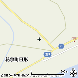 岩手県一関市花泉町日形町裏707周辺の地図